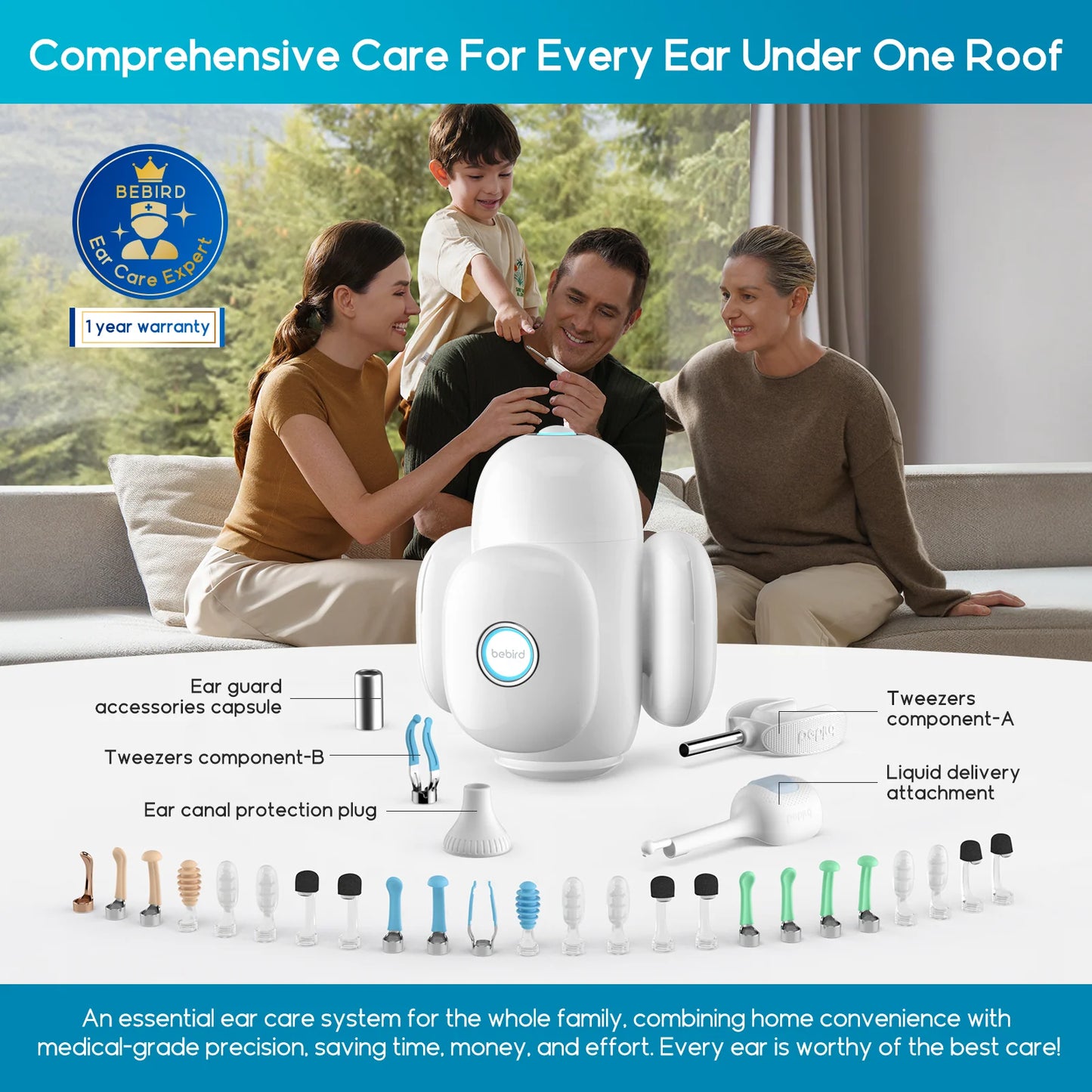 Visual Ear Care Kit for Family